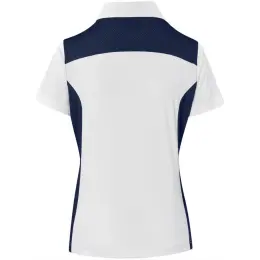 Ladies Glendower Golf Shirt White Back